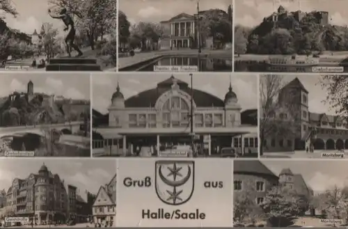 Halle - u.a. Geiststraße - 1960