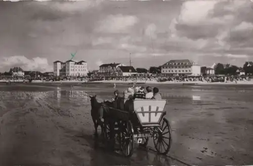 Cuxhaven - Duhnen, Wattwagen - 1957