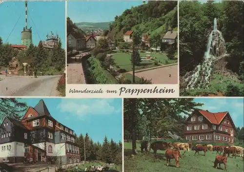 Floh-Seligenthal, Kleinschmalkalden - Pappenheim - Wanderziele, u.a. Berghotel Ebertswiese - 1983