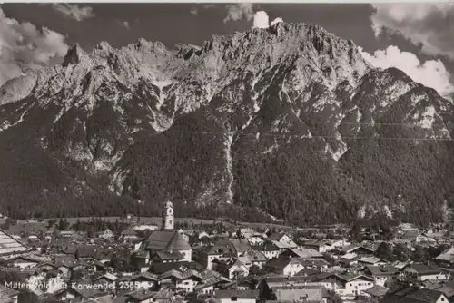 Mittenwald - mit Karwendel - ca. 1955
