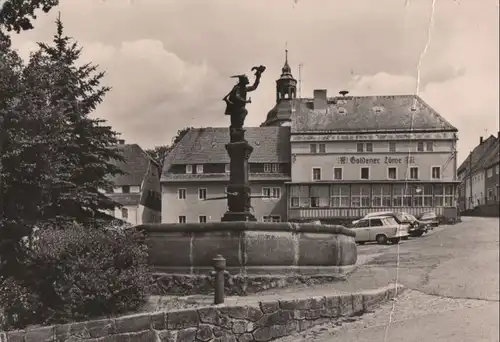 Altenberg-Lauenstein - Markt- und Falknerbrunnen - 1981