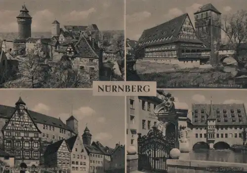Nürnberg - u.a. Heilig-Geist-Spital - ca. 1960