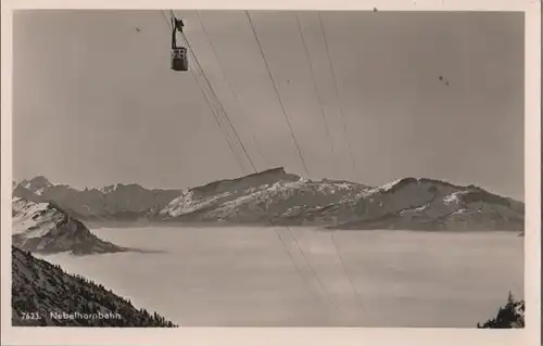 Nebelhorn - Nebenhornbahn über den Wolken - ca. 1960