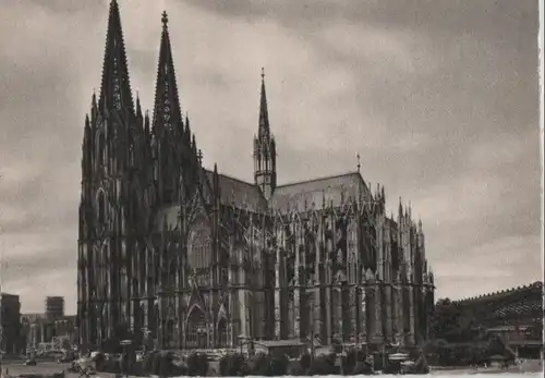 Köln - Südseite des Doms - ca. 1955