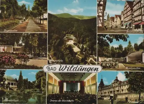 Bad Wildungen - u.a. Fürstenhof - 1962