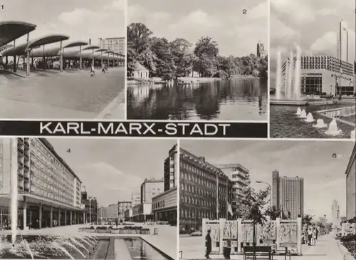 Karl-Marx-Stadt - 5 Bilder