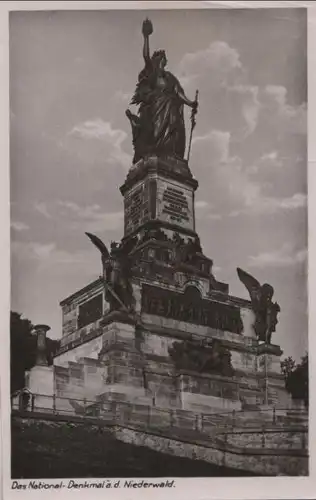 Rüdesheim, Niederwalddenkmal - 1949