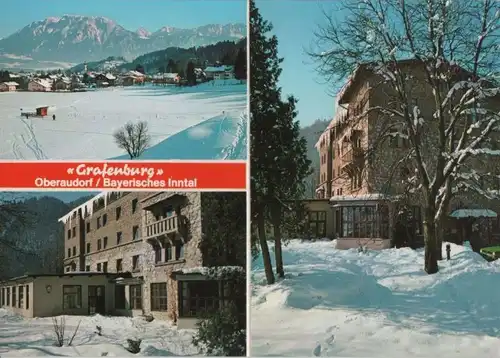 Oberaudorf - [WERBEKARTE] keine AK, Rückseite mit Werbung bedruckt - ca. 1980