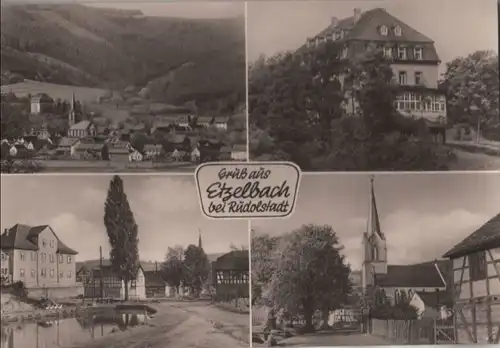 Uhlstädt-Kirchhasel, Etzelbach - mit 4 Bildern - 1972