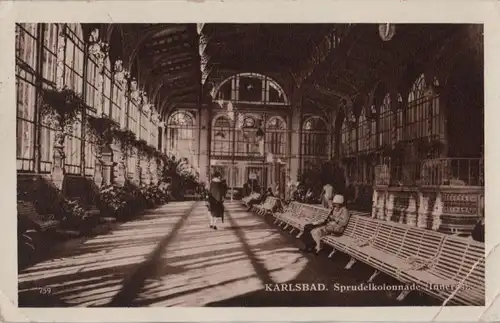 Karlsbad - Sprudelkolonnade, Inneres - ca. 1935