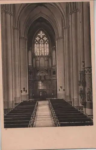 Marburg - St. Elisabethkirche, Inneres vom Lettner aus - ca. 1950