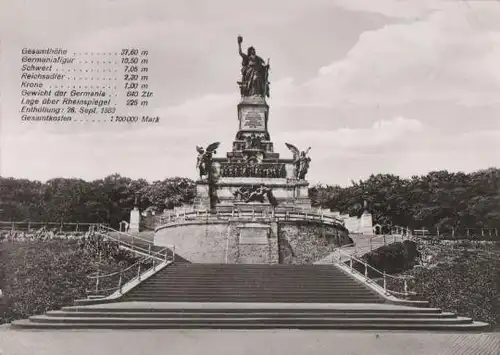 Rüdesheim - Niederwalddenkmal - 1965