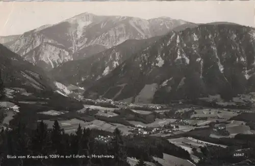 Österreich - Österreich - Edlach - Blick vom Kreuzberg - 1964