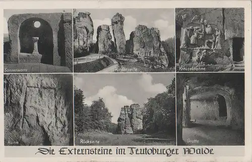 Horn-Bad Meinberg, Exeernsteine - u.a. Kreuzabnahme - 1952