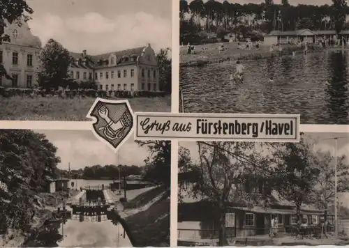 Fürstenberg / Havel - 4 Teilbilder - 1963