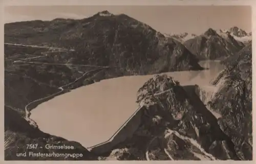 Schweiz - Schweiz - Grimselsee - und Finsteraarhorngruppe - ca. 1950