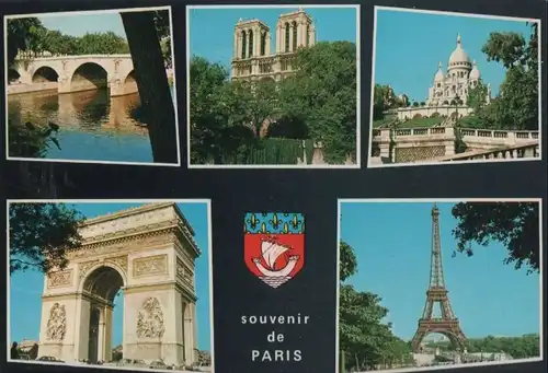 Frankreich - Frankreich - Paris - mit 5 Bildern - 1974
