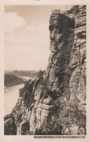 Königstein - Sächs. Schweiz - Bastei-Felsen - ca. 1955