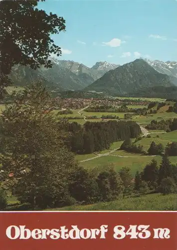 Oberstdorf mit Hochfrott - ca. 1985