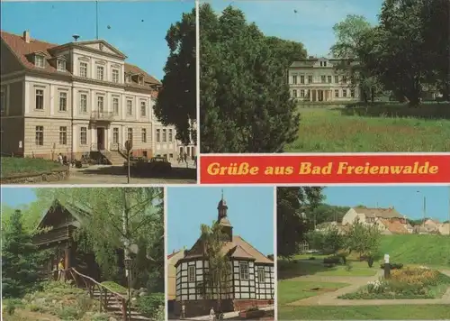 Bad Freienwalde - u.a. Albert-Schweitzer-Platz - ca. 1985