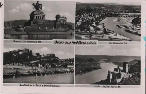 Koblenz - u.a. Am Deutschen Eck - 1956