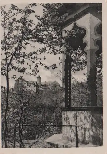 Leutenberg - Blick zur Burg - 1953