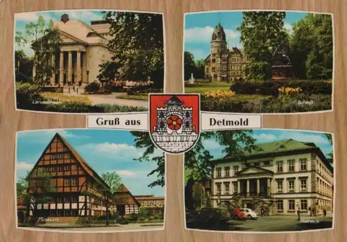 Detmold - u.a. Rathaus - 1969