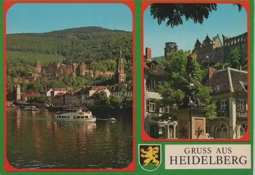 Heidelberg - 2 Teilbilder - 1984