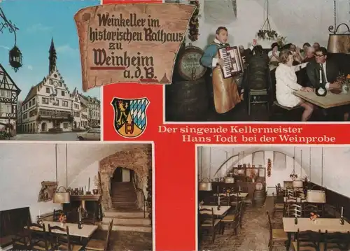 Weinheim - Der singende Kellermeister - ca. 1970