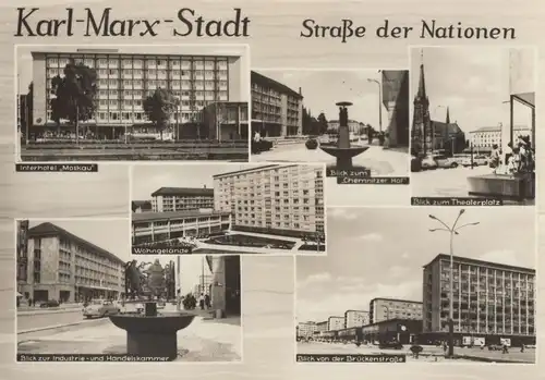 Karl-Marx-Stadt - Straße der Nationen