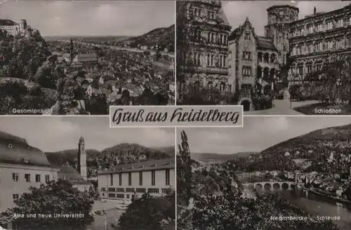 Heidelberg - u.a. Gesamtansicht - ca. 1960