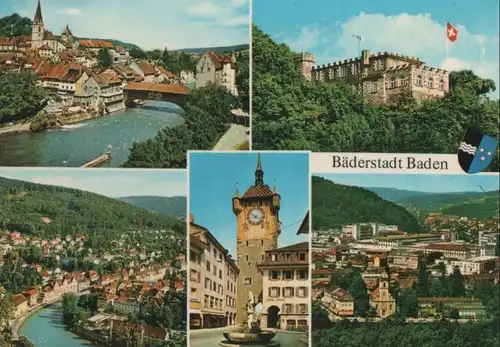 Schweiz - Schweiz - Baden - u.a. Landvogteischloss Pfarrkirche - 1987