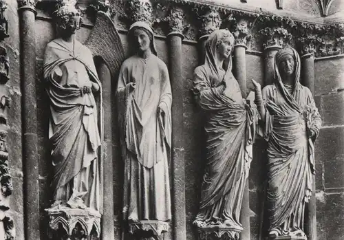 Frankreich - Frankreich - Reims - Cathedrale Notre-Dame, Facade Occidentale - ca. 1965