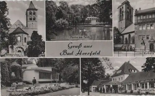 Bad Hersfeld - u.a. Stiftsruine - 1958