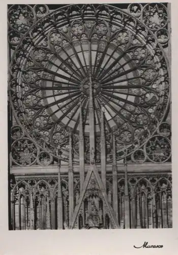 Frankreich - Frankreich - Strasbourg - La Rosace de la Cathedrale - ca. 1955