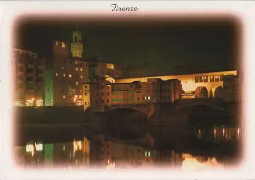 Italien - Italien - Florenz - Firenze - Panorama bei Nacht - 1998