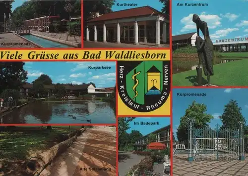 Lippstadt-Bad Waldliesborn - u.a. Kurpromenade - 1991