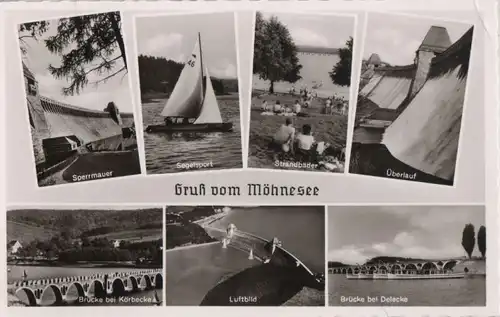 Möhnesee - u.a. Segelsport - ca. 1960