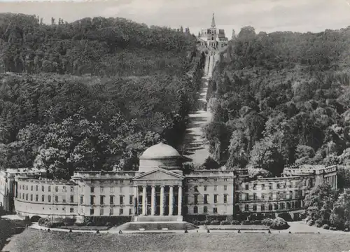 Kassel, Hessen - Wilhelmshöhe, Fliegeraufnahme - ca. 1960