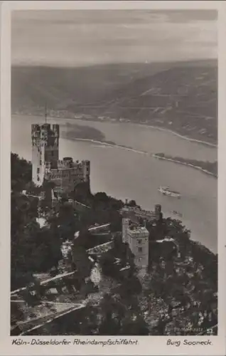 Niederheimbach, Burg Sooneck - ca. 1950