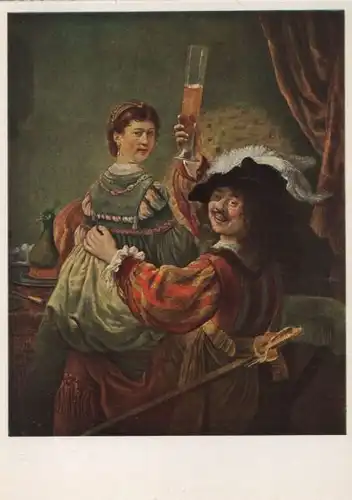 Rembrandt Selbstbildnis mit Saskia