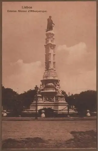 Portugal - Portugal - Lissabon - Lisboa - Estatua Afonso de Albuquerque - ca. 1940