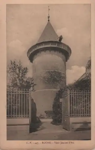 Frankreich - Frankreich - Rouen - Tour Jeanne de Arc - ca. 1935