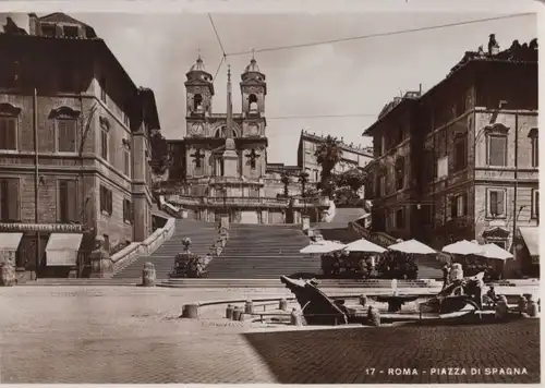 Italien - Italien - Rom - Piazza di Spagna - ca. 1950