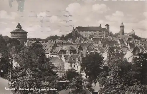 Nürnberg - Burg vom Hallertor - 1955