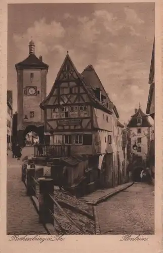 Rothenburg - Plönlein - ca. 1935