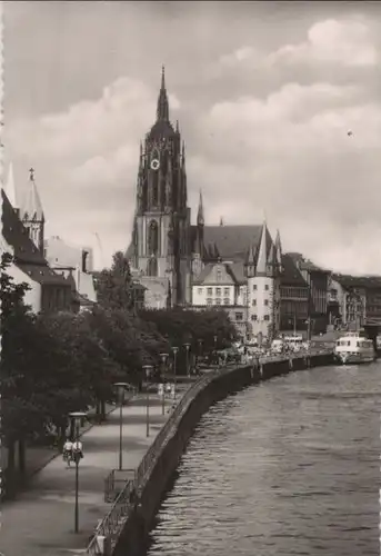 Frankfurt Main - Mainufer und Dom - ca. 1965