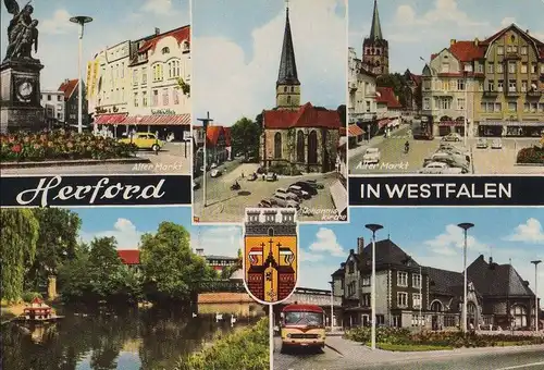 Herford - u.a. Alter Markt - 1966