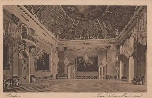 Potsdam - Neues Palais, Marmorsaal