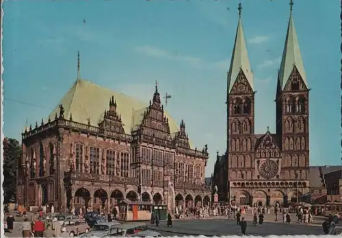 Bremen - Rathaus und Dom - 1960